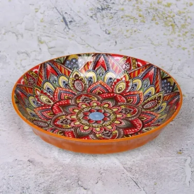 Тарелка керамическая «Марракеш» оранж 20,5*4,5см