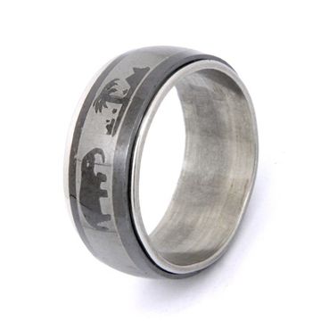 Кольцо стальное (130) "Слон"