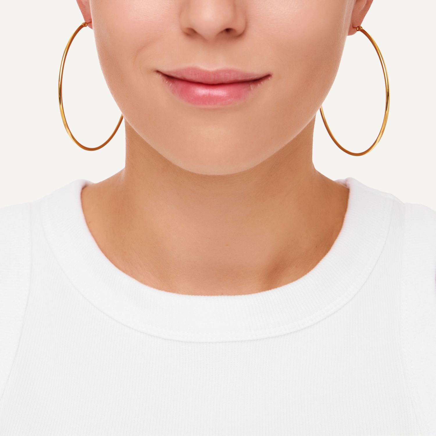 Серьги Hefty Hoops – Gold