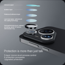Защитное закаленное стекло от Nillkin на камеру смартфона Huawei Pura 70, серия CLRFilm Camera Tempered Glass