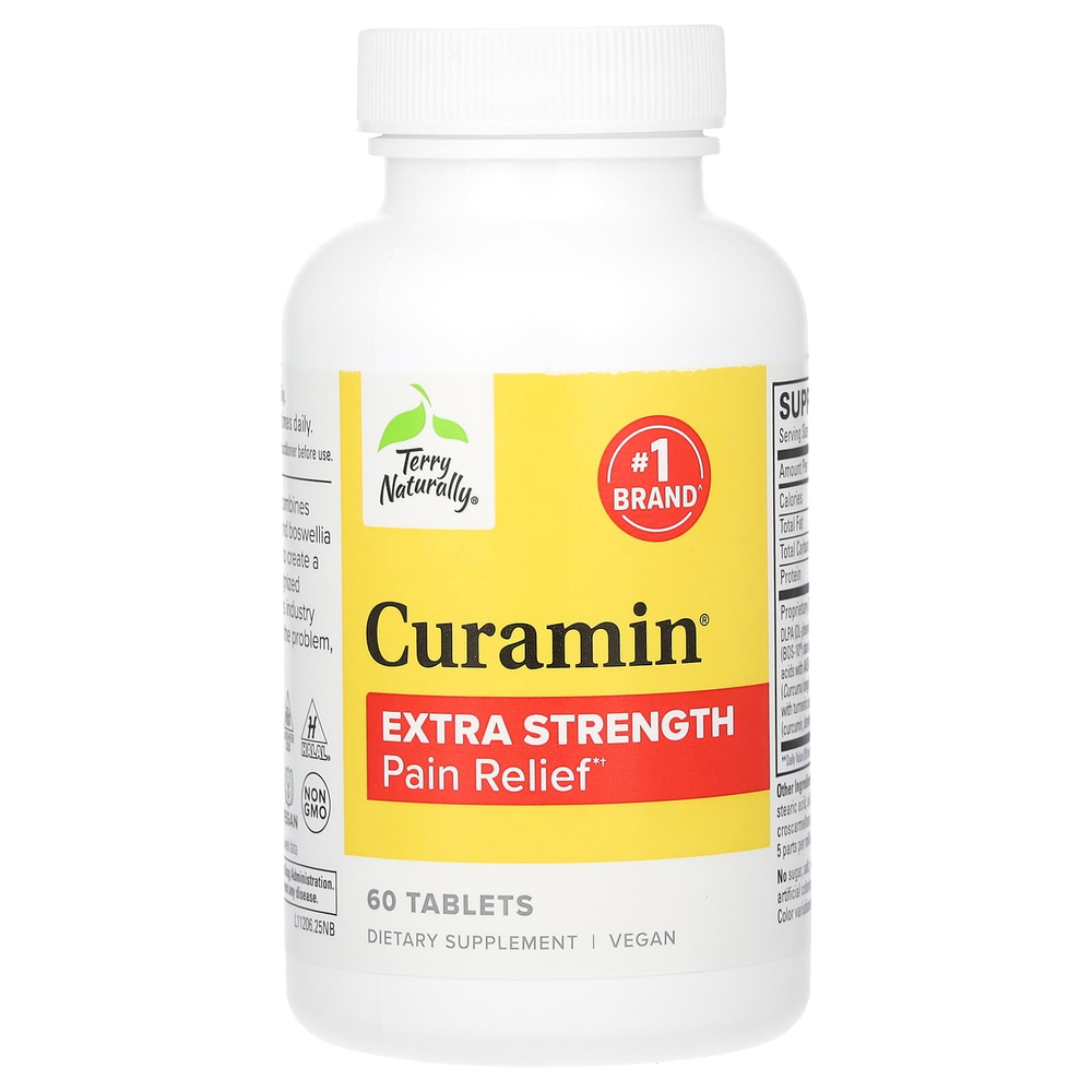 Terry Naturally, Curamin, обезболивающее, 60 таблеток