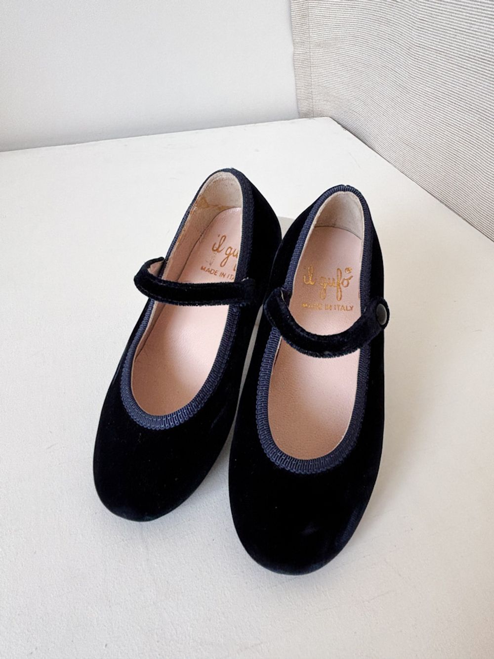 Бархатные туфли Il Gufo, 22,5