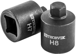 ASBS78 Набор насадок торцевых для обслуживания тормозных механизмов 3/8"DR, Н7, Н8, 2 предмета