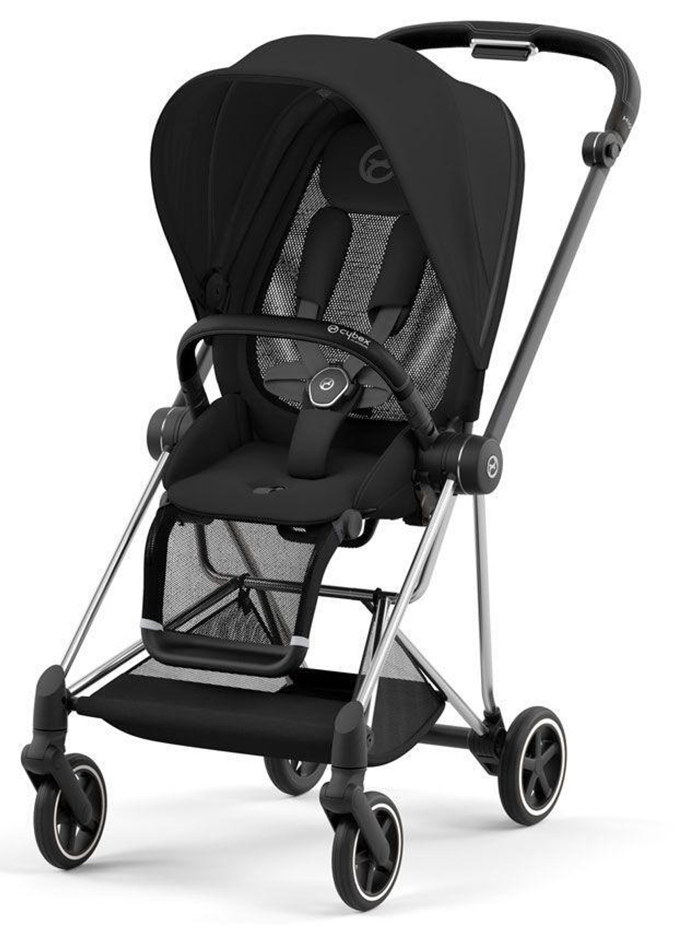 Прогулочная коляска Cybex Mios III Chrome Black complete Sepia Black
