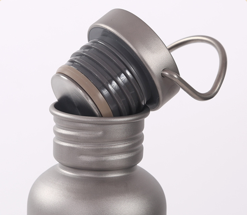 Бутылка для воды титановая (WolfTrail)