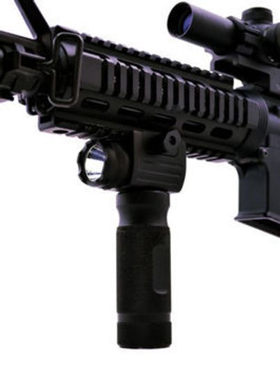 Тактическая передняя рукоятка-фонарь-стробоскоп на Вивера