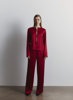 Костюм "Shine" из сатина, цвет рубиновый, р-р OS