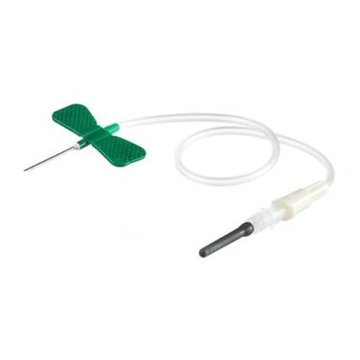 Игла-бабочка с луер адаптером 21G*1 3/4 для вакуумных пробирок (100 шт.)