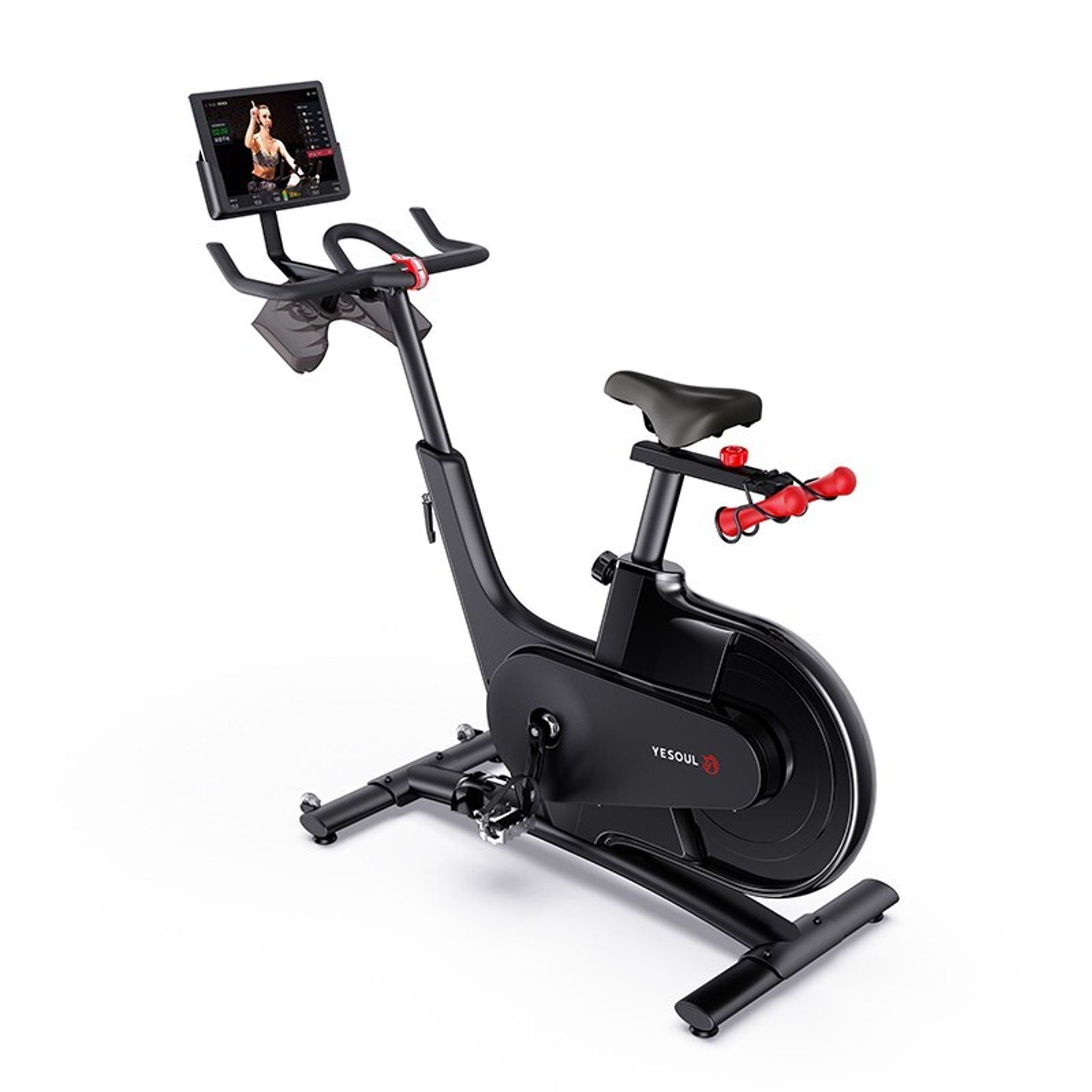 Велотренажер YESOUL Smart Spinning bike V1 черный фото №3