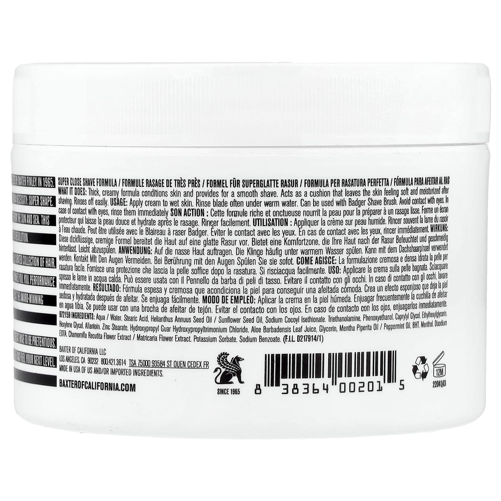 Baxter of California, средство для очень гладкого бритья, для всех типов кожи, 240 мл (8 жидк. унций)