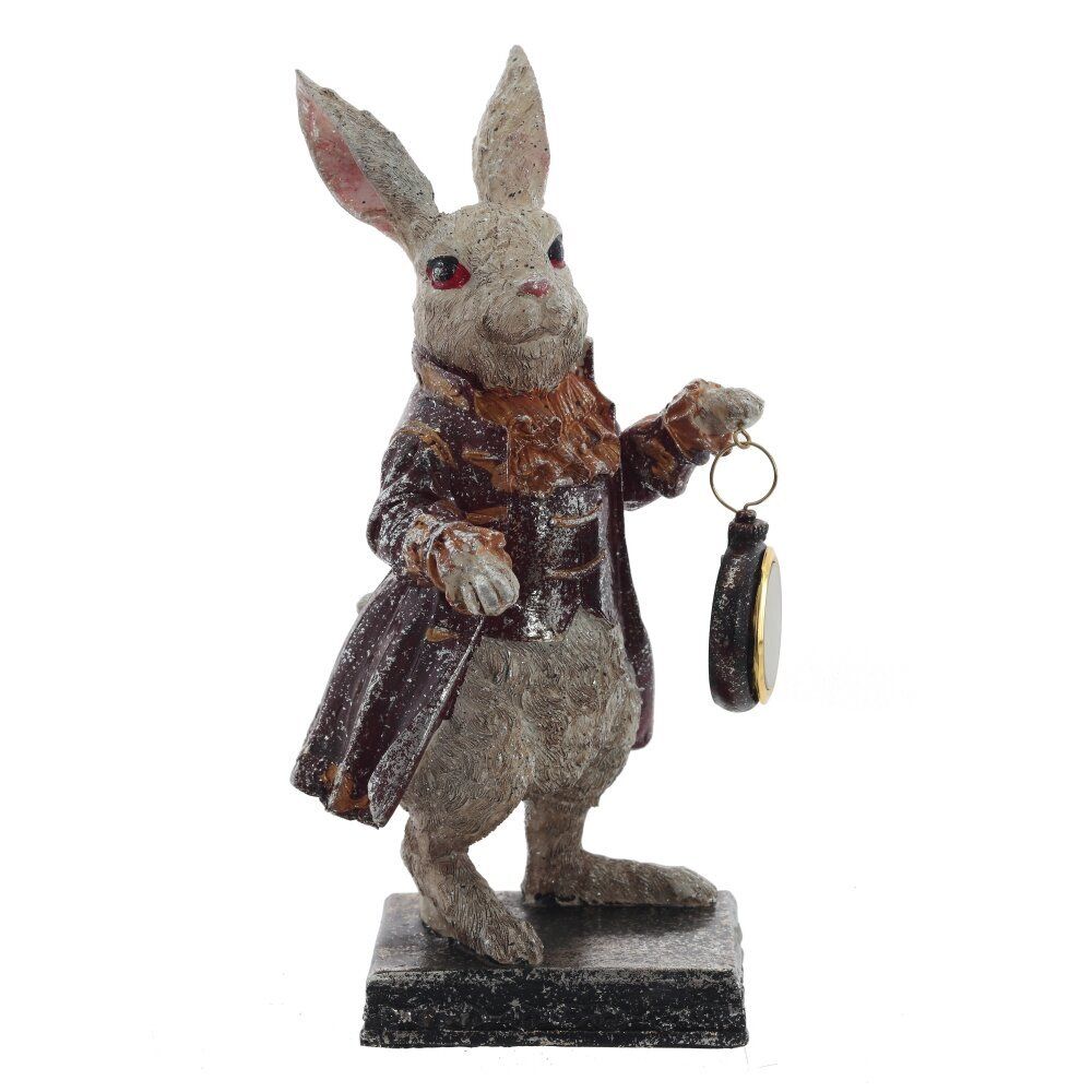 GAEM Фигурка декоративная "Кролик" с часами (LR44x1), L15 W15 H30 см