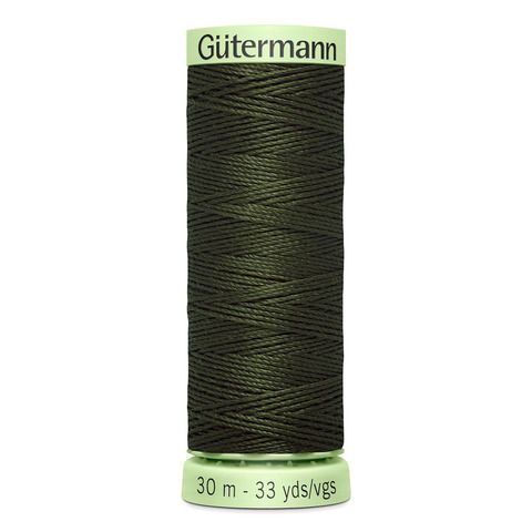 Нить Top Stitch 30/30 м для декоративной отстрочки, Gutermann, 304 черный лес