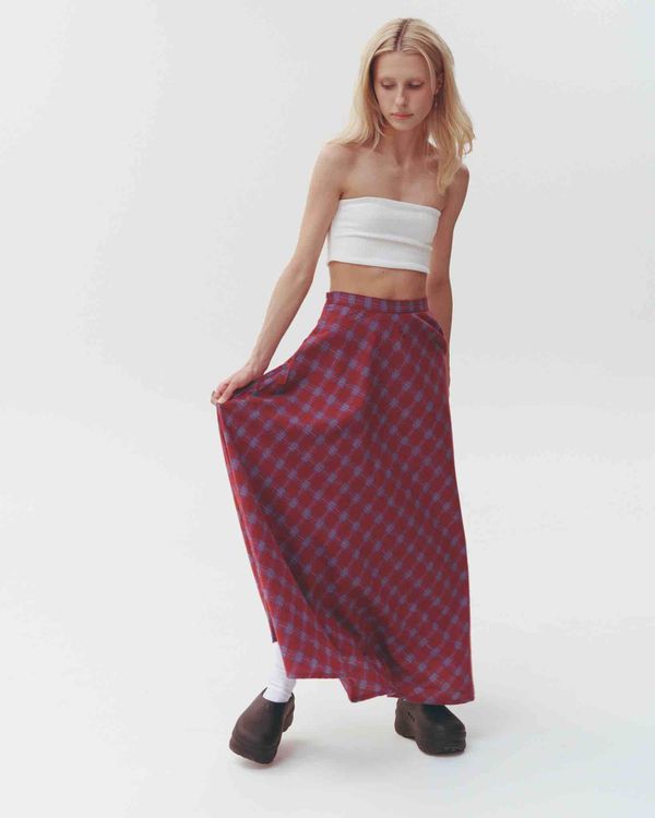 Юбка A-line Wine - фото 5