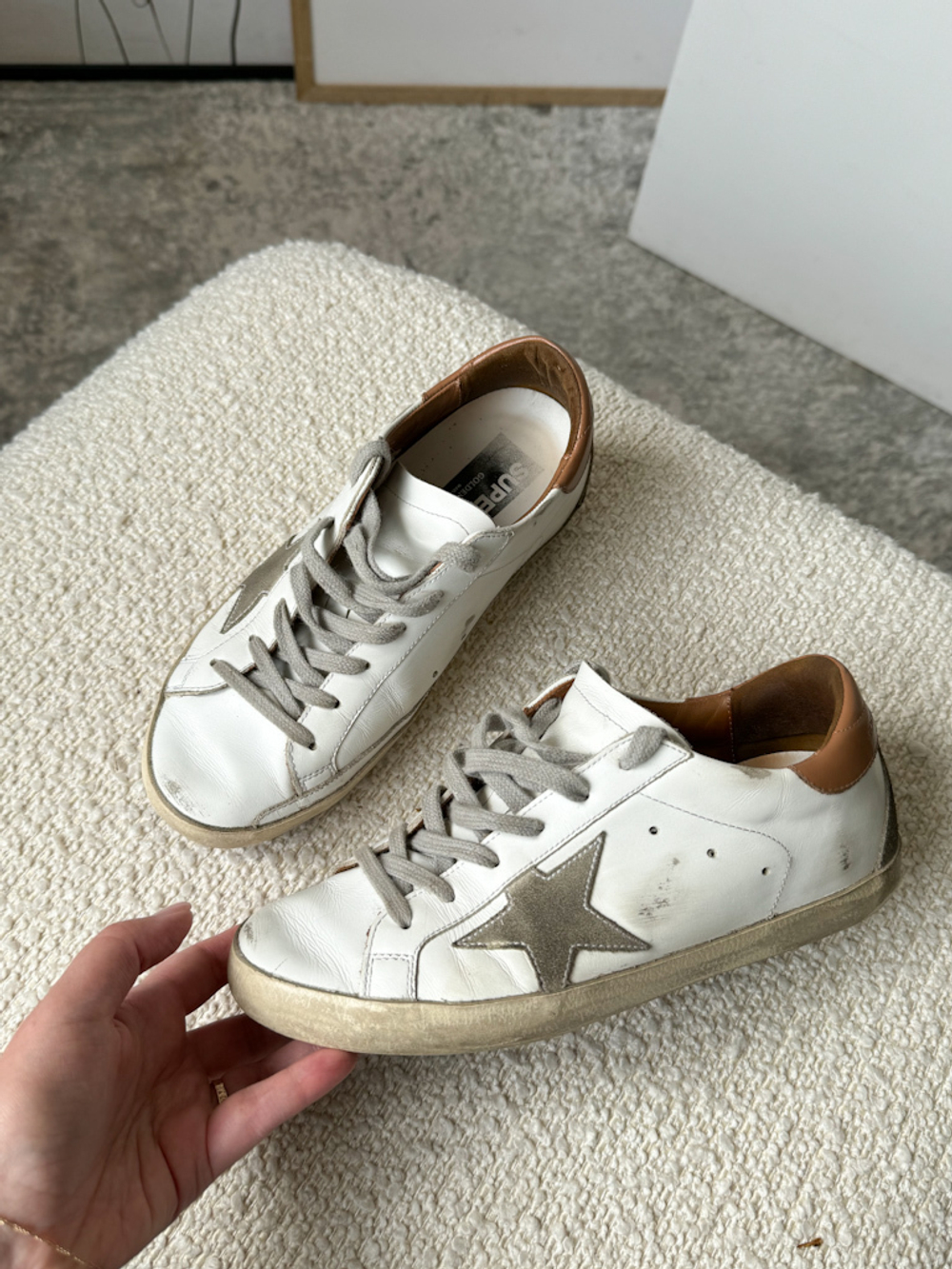Кожаные кроссовки Golden Goose, 37