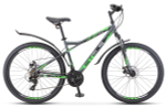 Велосипед Stels Navigator-710 MD 27.5" V020 16" Антрацитовый/зелёный/чёрный