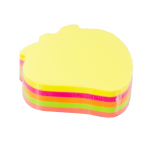 Блок для записей с клеевым краем, Alingar, 5 цв. 200л., в пленке т/у, "Ассорти фигурки"