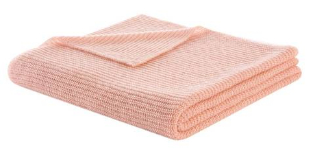 Плед 130х170 Biederlack Pastel Gradient Rose Mesh Knit