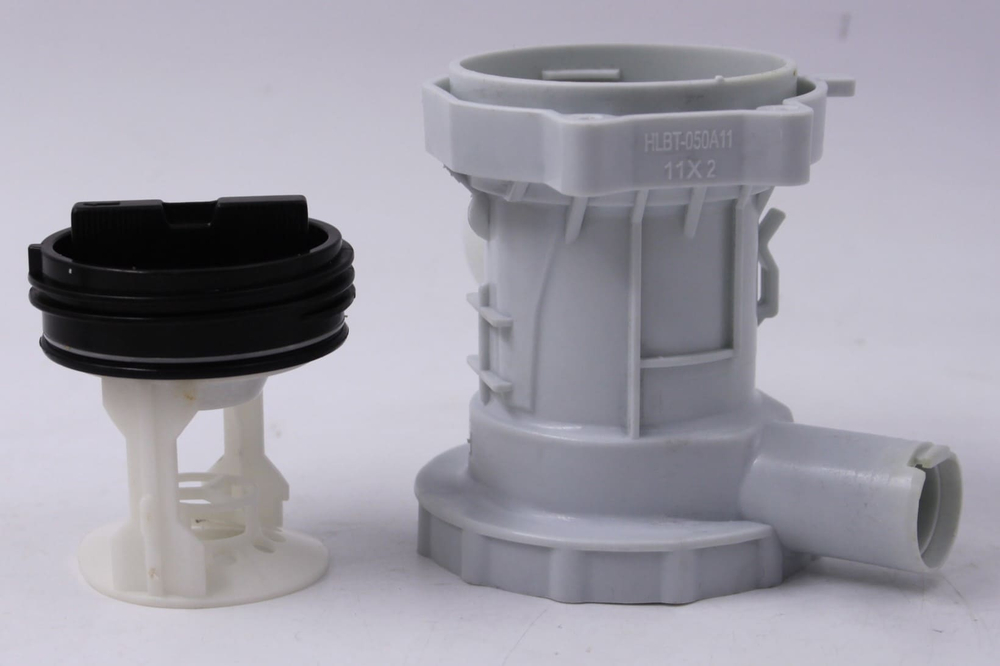 Улитка сливного насоса с фильтром HLBT-050A11 стиральной машины MIDEA, Toshiba, Hansa, Leran, DEXP