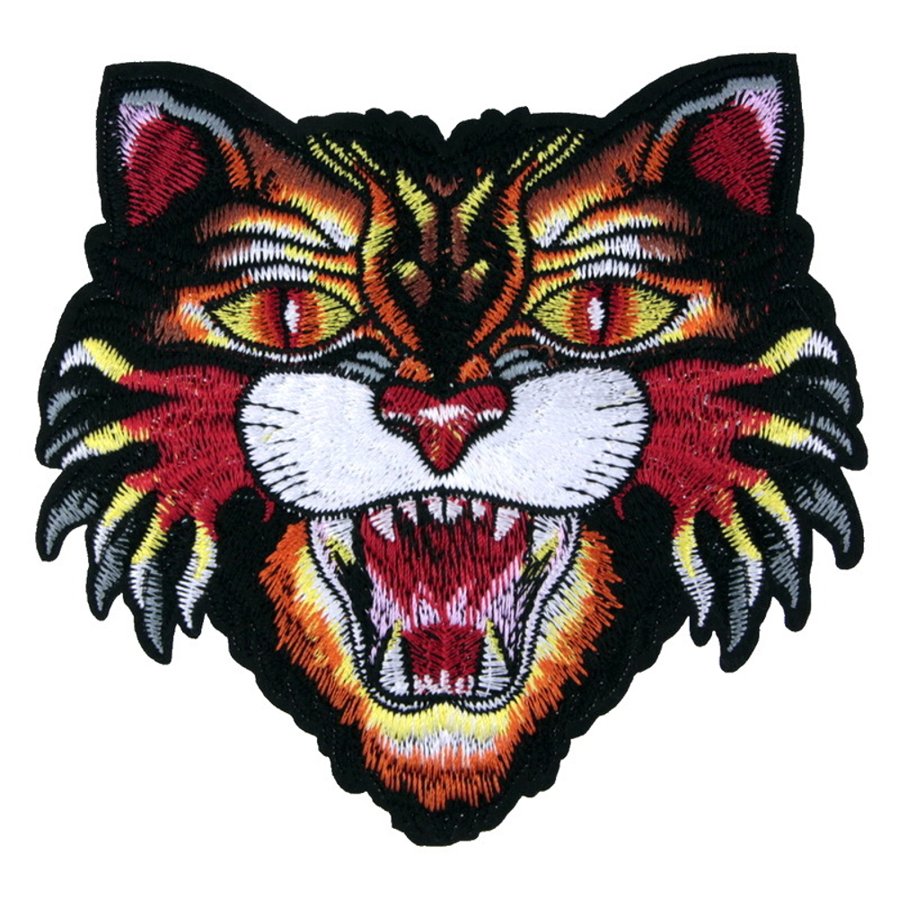 Нашивка Кошка ( 110 х 110 мм )