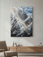 Картина "Кружево водных кругов" 50х60: Ручная уникальная эксклюзивная картина в единственном экземпляре