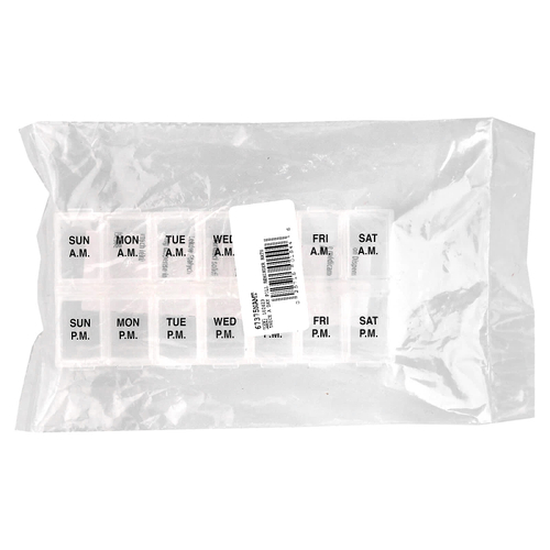 Ezy Dose, еженедельная таблетка с напоминанием о таблетках, натуральная, 1 шт.