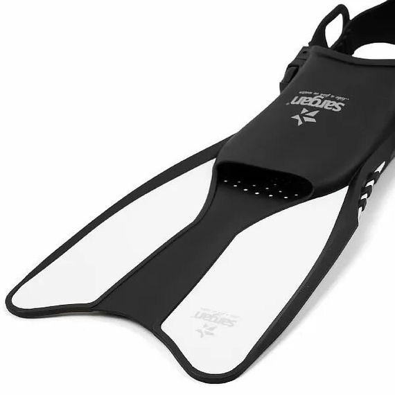 Ласты детские регулируемые Sargan Релакс белый