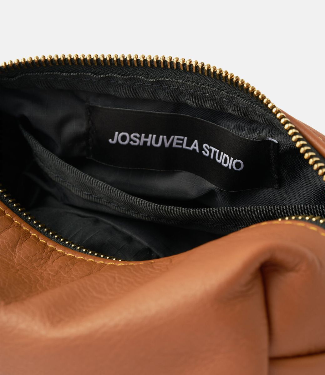 Joshu+Vela Dopp Kit in Leather Small Brown — несессер из кожи