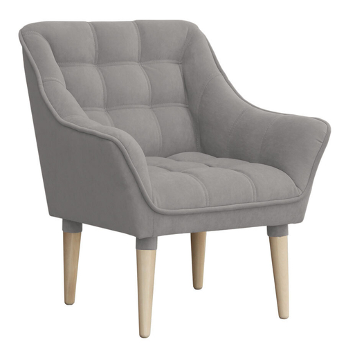 Кресло для отдыха Комфорт-8 3 кат. (CATANIA SMOKE Бесцветный (Лак)) Элегия