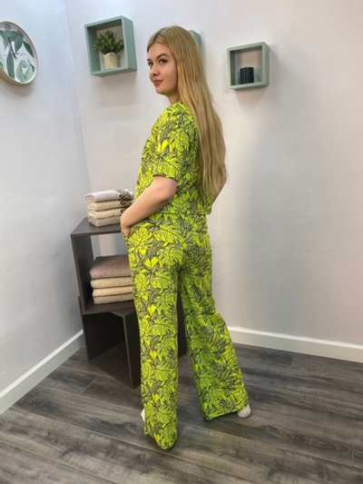 Костюм женский "Тропики лайм К.П" брюки (ЮС)