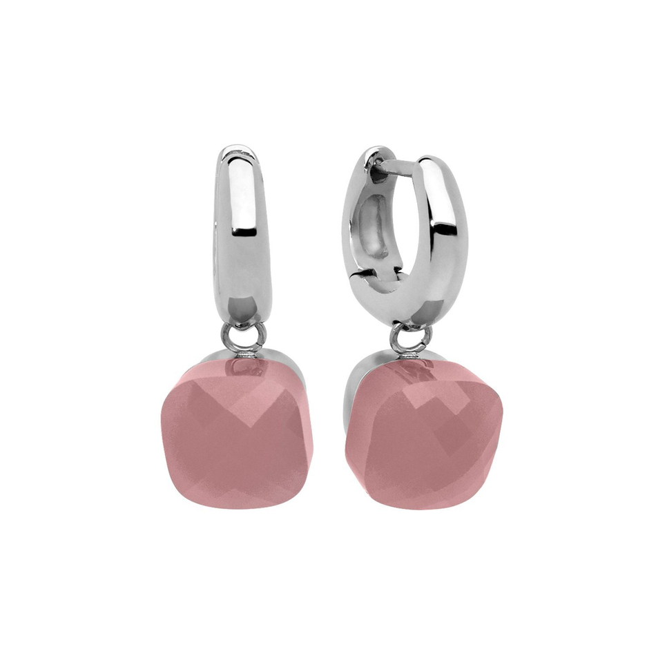 Серьги Qudo Firenze Dark Rose Opal 300018 R/S
