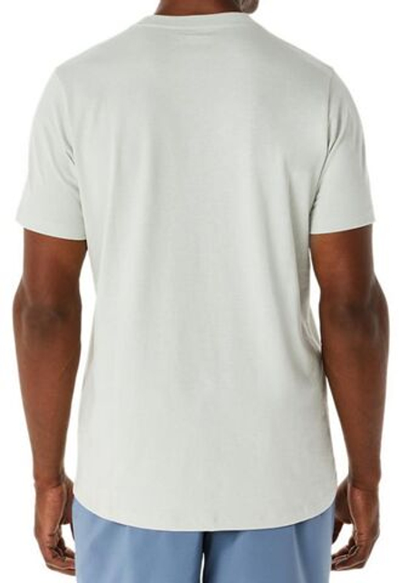 Мужская теннисная футболка Asics Big Logo Tee - небесный, зеленый