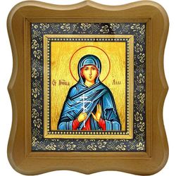 Алла Готфская Святая мученица. Икона на холсте.