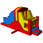 Детский надувной батут "Отличное настроение" 5,3*2,2*3,15 м