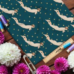 Ткань шелк Армани летящая греческая богиня в ночном небе