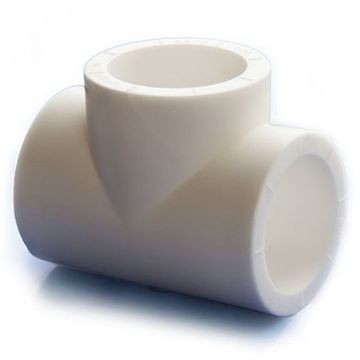 Тройник Политэк 20 мм равнопроходной полипропиленовый
