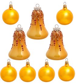 Элита НФШ-1157/1 Набор ел.украшений 9шт «Шары и колокольчики» 65 мм