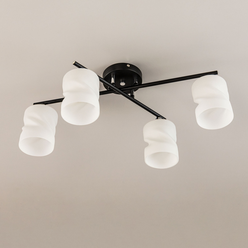 Citilux Нильс CL132145 Люстра потолочная Чёрная