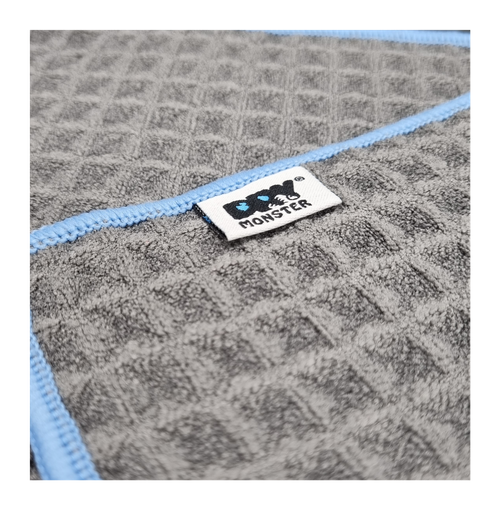 Dry Monster Big Waffle Grey микрофибра вафельная (стекло) (серая) 35х40 300гр