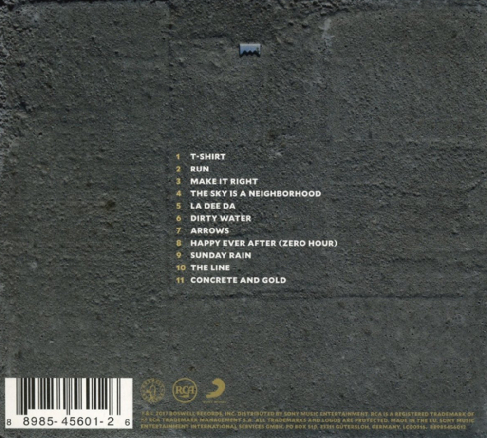 Foo Fighters / Concrete And Gold (CD)