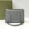 Маленькая сумка-тоут Gucci GG Marmont серый