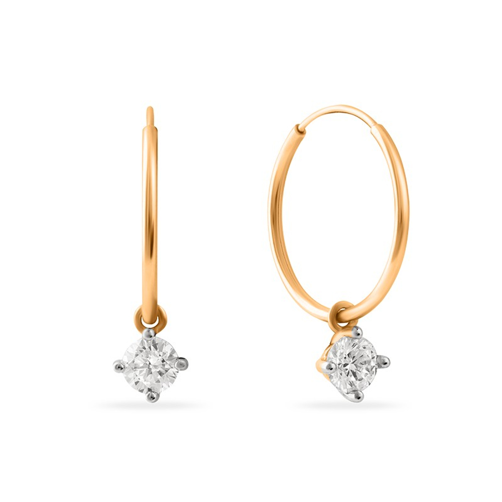Серьги из золота 585 пробы