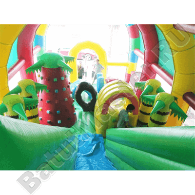 Коммерческий надувной батут "Радуга 2" 12*6*6 м