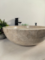 Раковина из мрамора Bowl Cream Big Lip 3см BM-60346 50*50*17
