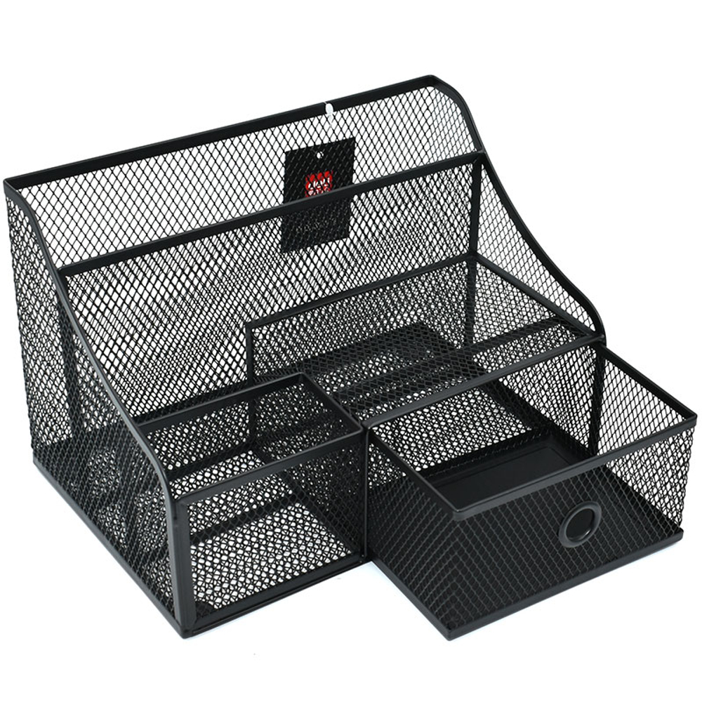 Органайзер DELI 250х165х165 мм, металлический, черный