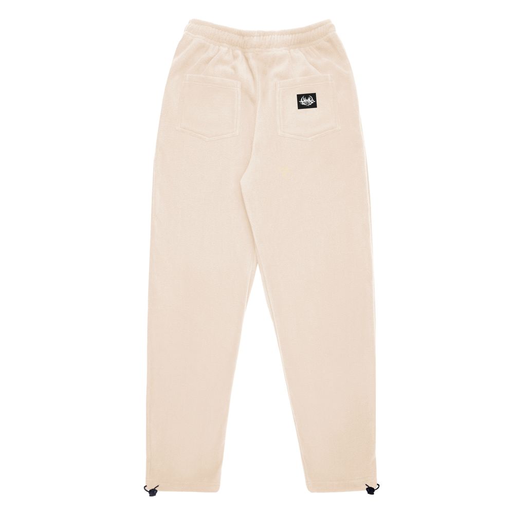 Брюки Hook Спортивные Утяжка Лого бежевые