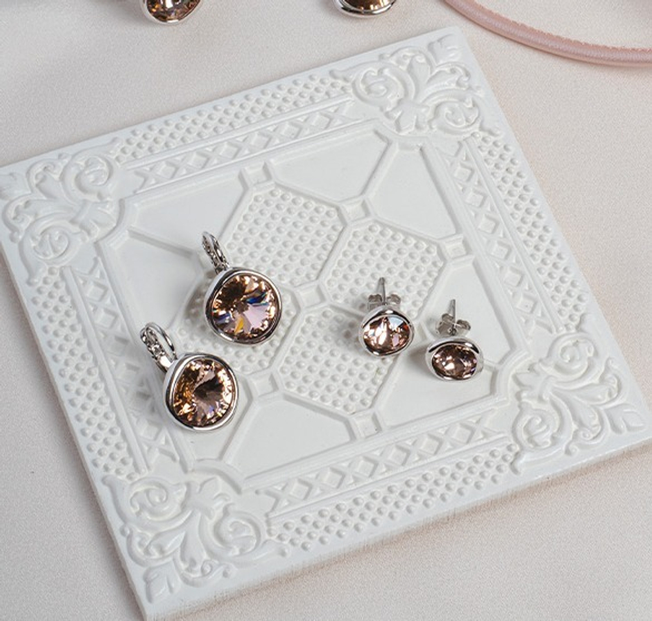 Серьги Fiore Luna Vintage Rose A1902.5 R/S