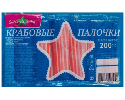 Крабовые палочки 200 гр Стелла ди Мар