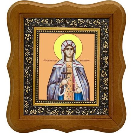 Олимпиада Константинопольская Святая. Икона на холсте.