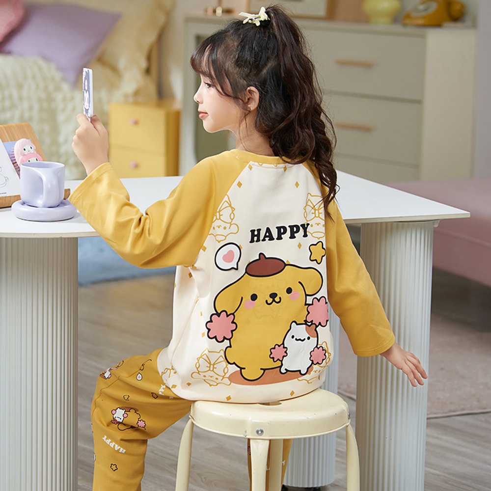 Хлопковая пижама "Pom Pom Purin"
