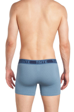 Удлиненные трусы-боксеры из высококачественного хлопка (Размер: M) (Цвет: голубой)